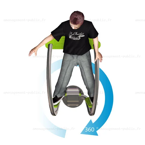 Jeu dynamique Tornado pour aires de jeux